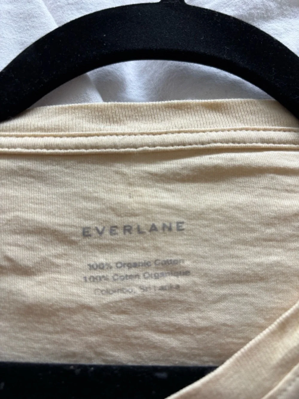 Everlane Short Sleeve Crew Tee in butter yellow - Picture 2 of 2